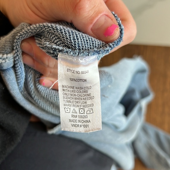 Vintage Havana Reverse detail blue pullover - Picture 10 of 10